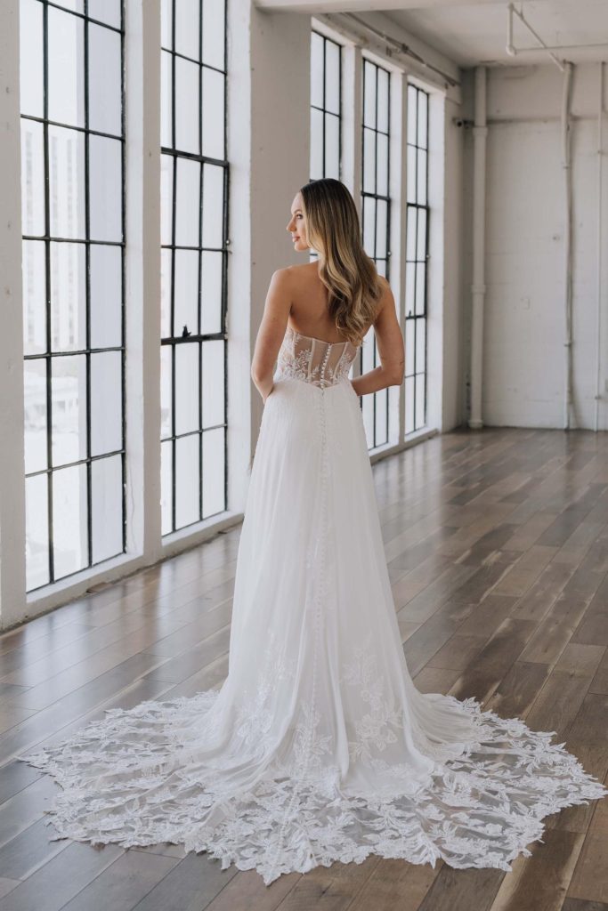 Back view of Katerina gown by Madi Lane