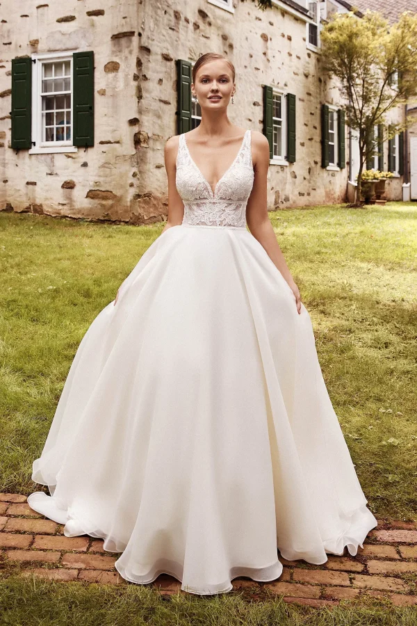 Sincerity 44262 by Justin Alexander - Front View of Dress