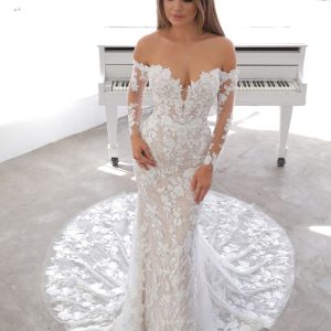 Enzoani Blue - Naroza - Front of Gown