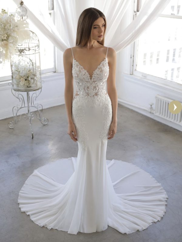 Enzoani Blue - Ornina - Front of Dress