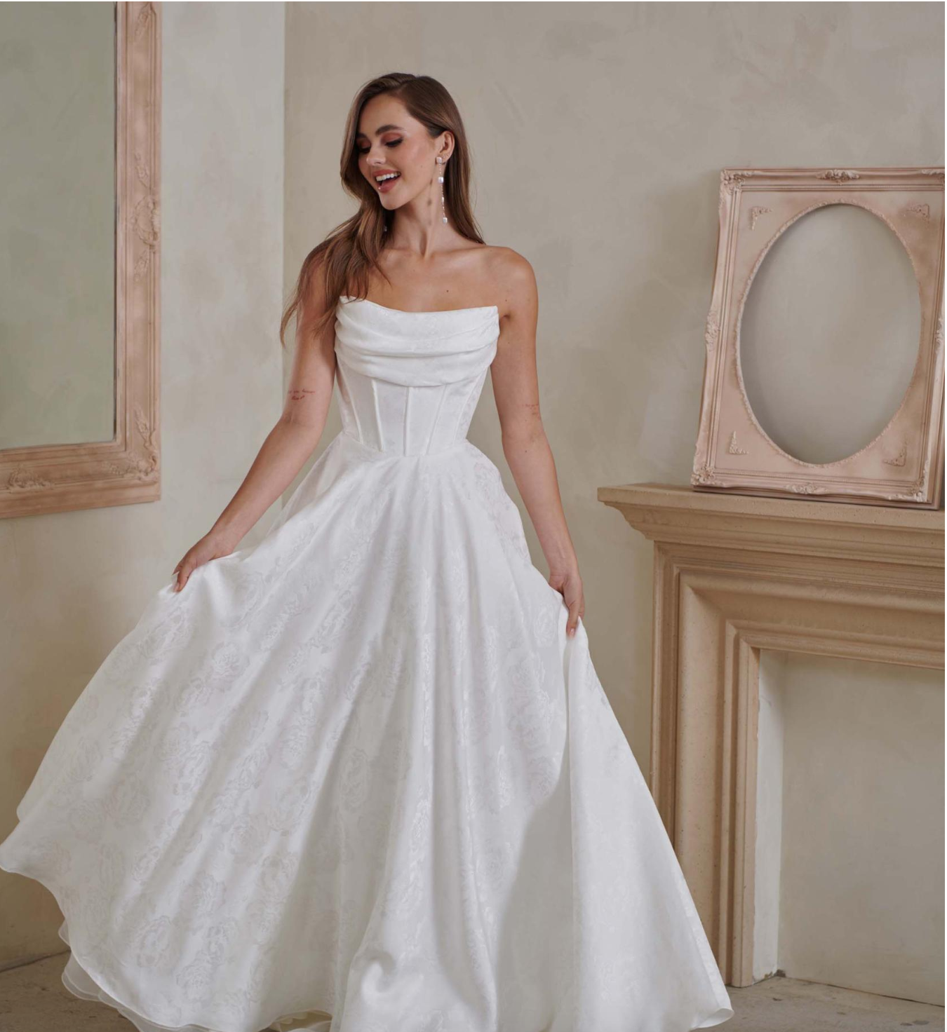Greer - Serene by Madi Lane - Front of Gown