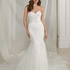 Justin Alexander - 88272 - Elora - Front of Dress