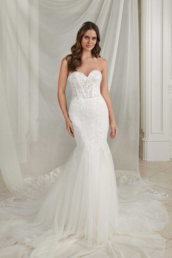 Justin Alexander - 88272 - Elora - Front of Dress